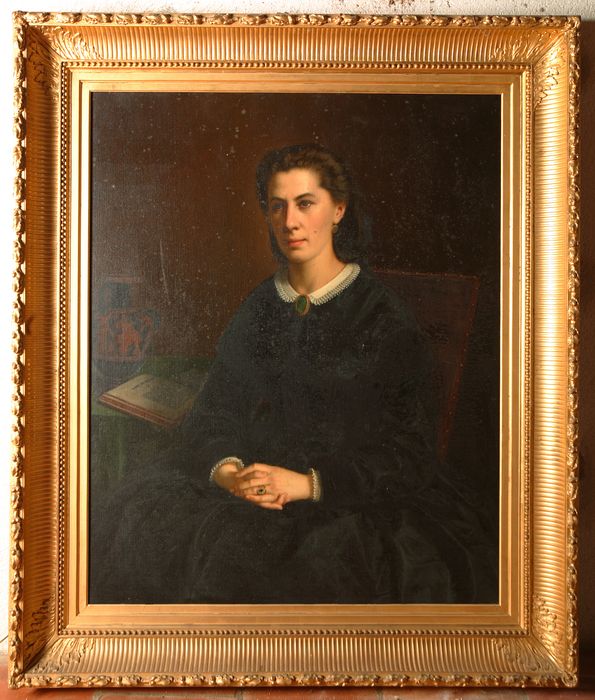tableau, cadre : Portrait de Clémentine Fillon - © Ministère de la Culture (France), Conservation des antiquités et des objets d’art de Vendée – Tous droits réservés 