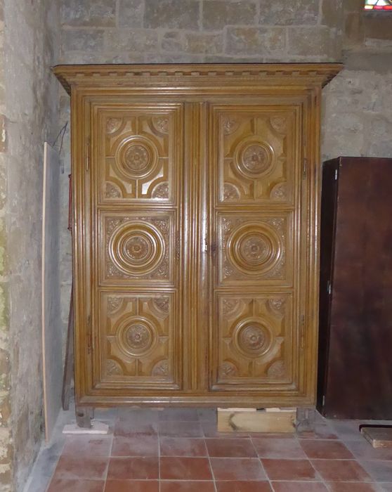 meuble de sacristie (armoire) - © Ministère de la Culture (France), Conservation des antiquités et des objets d’art de Vendée – Tous droits réservés 