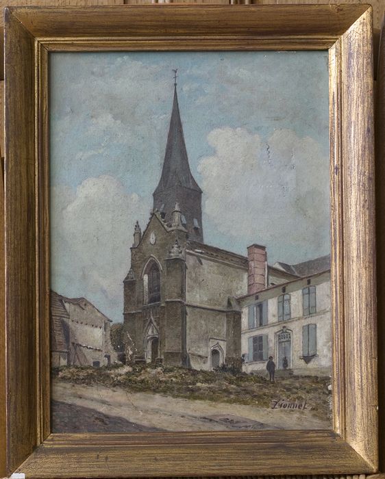 tableau : Ancienne église de La Châtaigneraie - © Ministère de la Culture (France), Conservation des antiquités et des objets d’art de Vendée – Tous droits réservés 