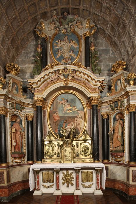 retable du maître-autel, statues : Saint Pierre, Saint Paul