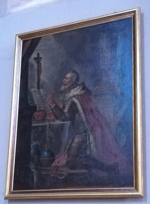 tableau : Henri IV en prière - © Ministère de la Culture (France), Conservation des antiquités et des objets d’art de Vendée – Tous droits réservés 