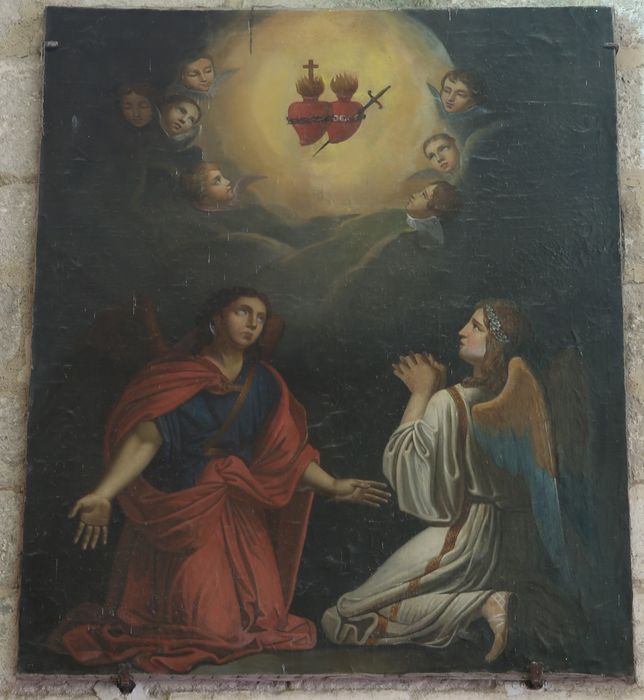 tableau : Adoration du Sacré-Coeur