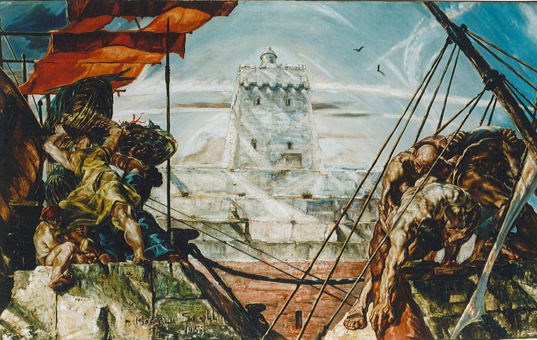 tableau : Les ravisseurs de la mer, La tour d'Arundel