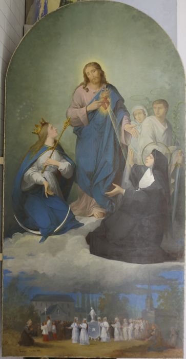 tableau ex-voto : Procession - © Ministère de la Culture (France), Conservation des antiquités et des objets d’art de Vendée – Tous droits réservés 