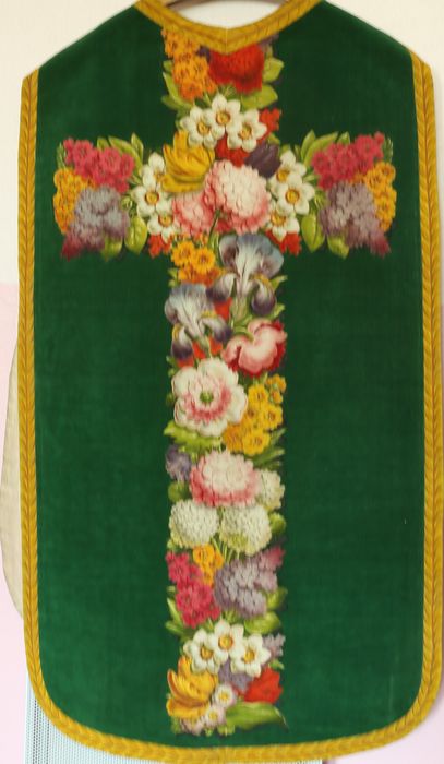 chasuble (ornement vert) - © Ministère de la Culture (France), Conservation des antiquités et des objets d’art de Vendée – Tous droits réservés 