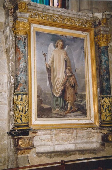 retable n°1342, tableau : Ange gardien (l’) - © Ministère de la Culture (France), Conservation des antiquités et des objets d’art de Vendée – Tous droits réservés