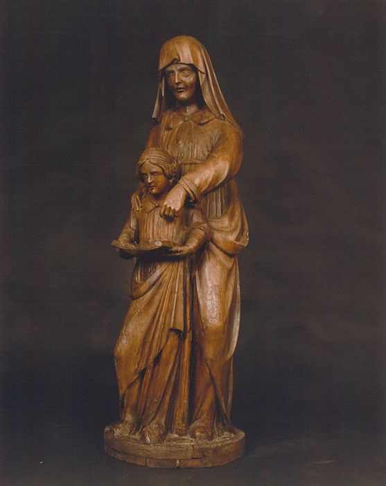 Groupe sculpté : Sainte Anne et la Vierge