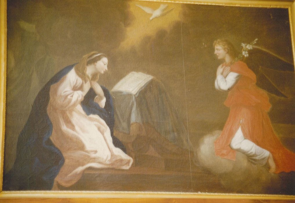 tableau : Annonciation (l’) - © Ministère de la Culture (France), Conservation des antiquités et des objets d’art de Vendée – Tous droits réservés