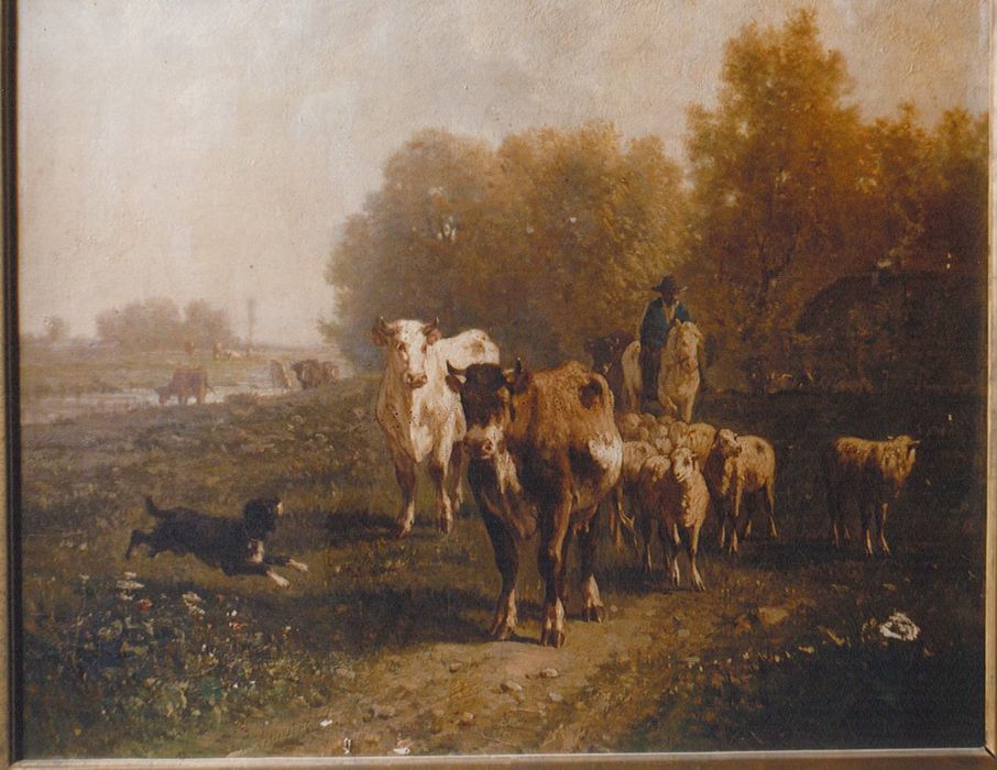 tableau : Scène champêtre - © Ministère de la Culture (France), Conservation des antiquités et des objets d’art de Vendée – Tous droits réservés