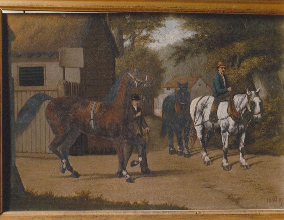 tableau : Scène de genre - © Ministère de la Culture (France), Conservation des antiquités et des objets d’art de Vendée – Tous droits réservés