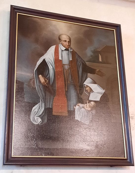 tableau : Saint Vincent de Paul - © Ministère de la Culture (France), Conservation des antiquités et des objets d’art de Vendée – Tous droits réservés