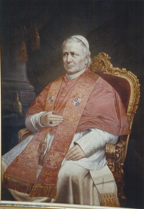 tableau : Portrait du pape Pie IX