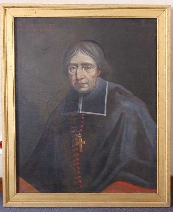 tableau : Portrait de Monseigneur de Lescure - © Ministère de la Culture (France), Conservation des antiquités et des objets d’art de Vendée – Tous droits réservés 