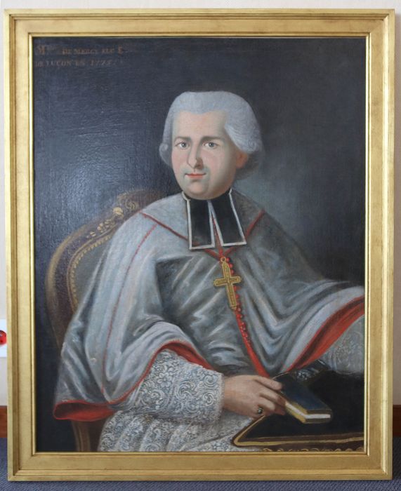 tableau : Portrait de Monseigneur de Mercy - © Ministère de la Culture (France), Conservation des antiquités et des objets d’art de Vendée – Tous droits réservés 