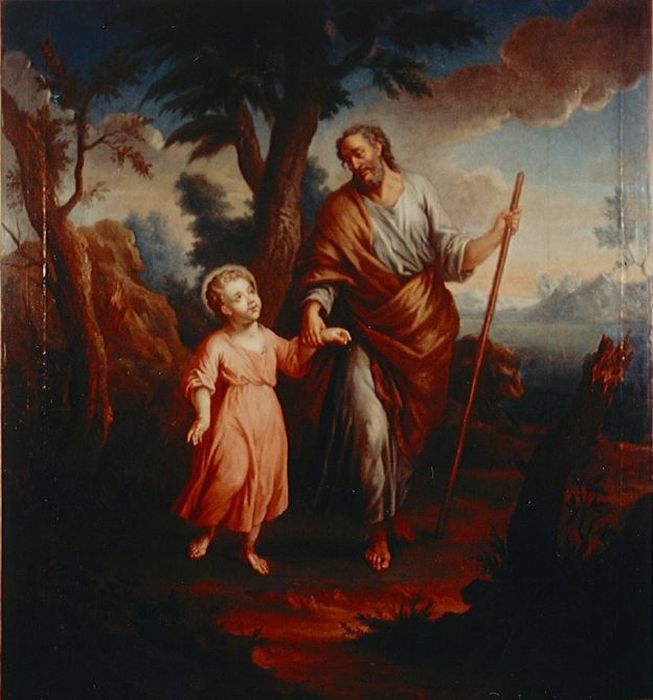 tableau : Saint Joseph et l'Enfant Jésus