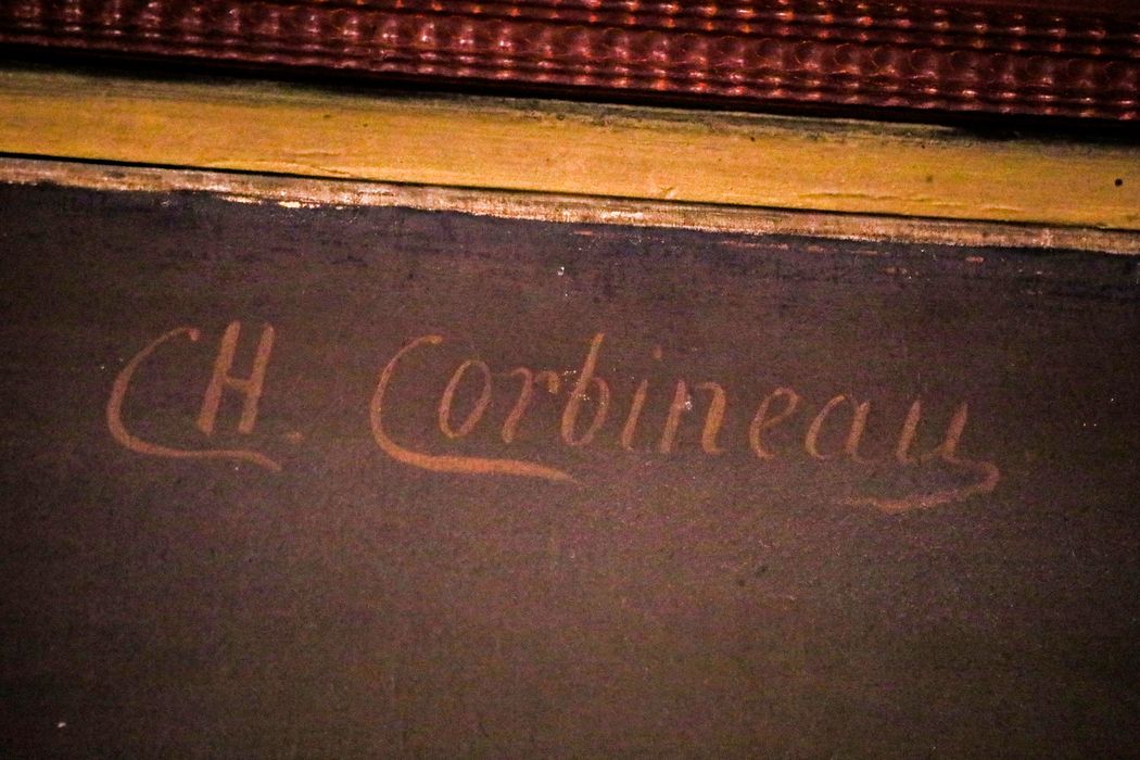 tableau : La Sablaise, détail de la signature