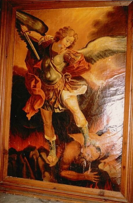 tableau : Saint Michel terrassant le dragon