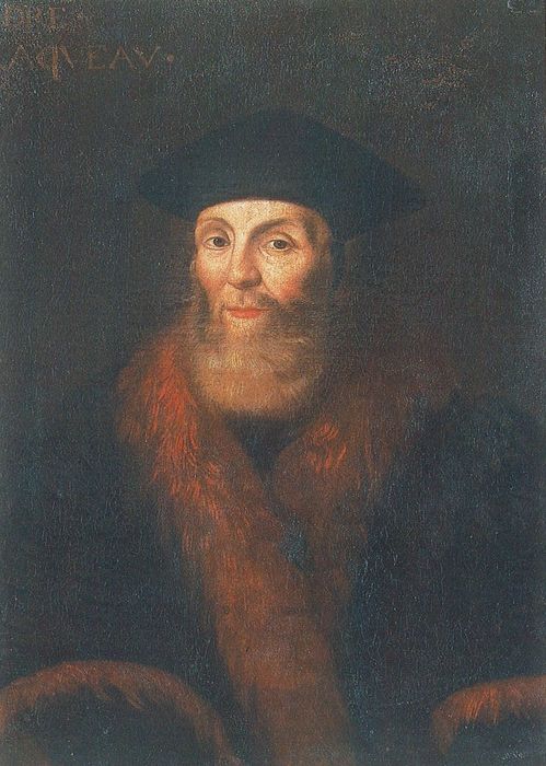 tableau : Portrait d'André Tiraqueau, jurisconsulte de Fontenay-le-Comte - © Ministère de la Culture (France), Conservation des antiquités et des objets d’art de Vendée – Tous droits réservés