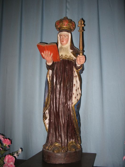 statue : Sainte Radegonde - © Ministère de la Culture (France), Conservation des antiquités et des objets d’art de la Vienne – Tous droits réservés 