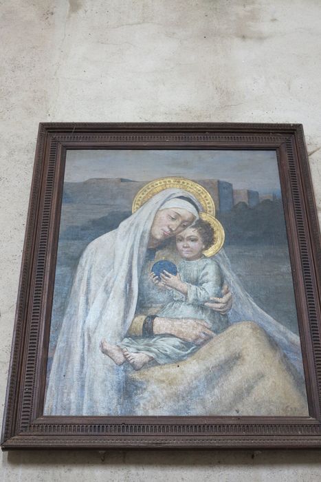 tableau : Vierge à l'Enfant devant Jérusalem - © Ministère de la Culture (France), Conservation des antiquités et des objets d’art de la Vienne – Tous droits réservés 