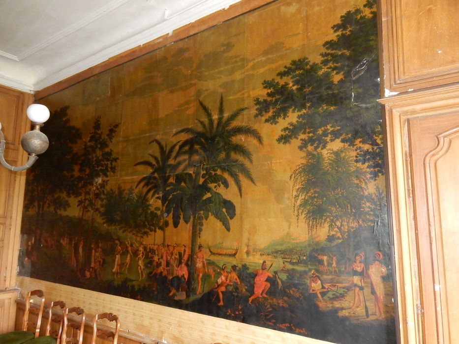 revêtement mural : Scène du Nouveau Monde