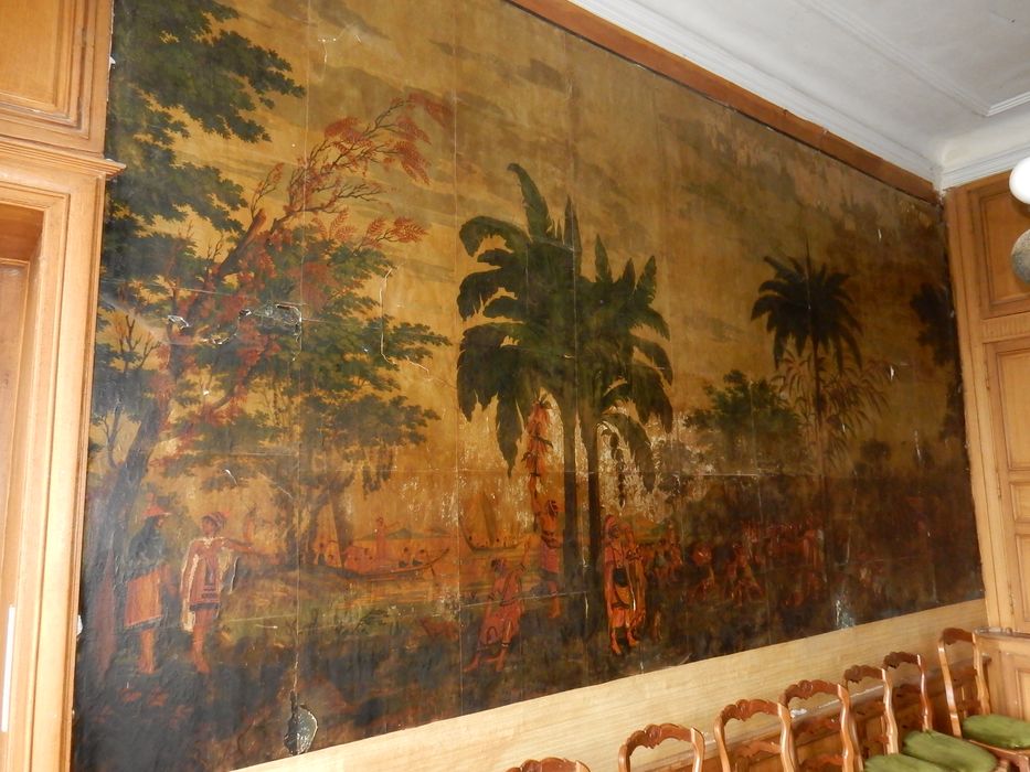 revêtement mural : Scène du Nouveau Monde