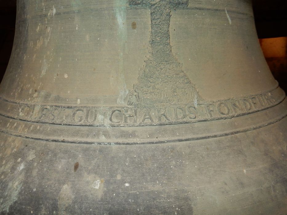 cloche, détail de l’inscription