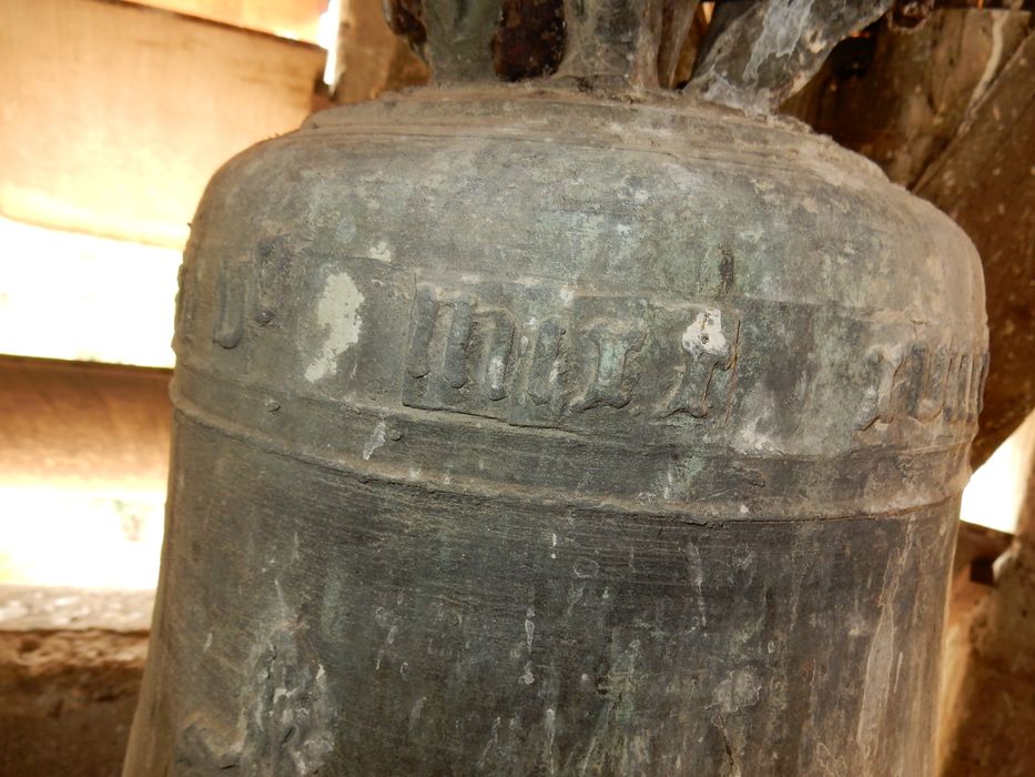 cloche, détail de l'inscription