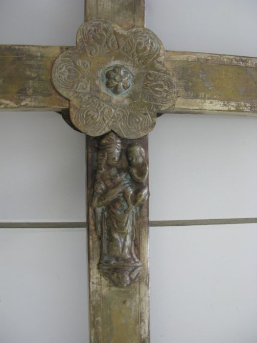 croix de procession, détail