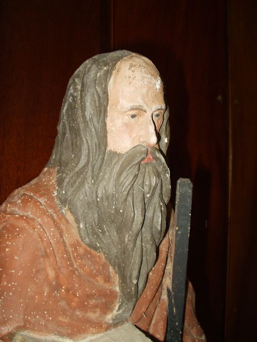 statue : Saint André, vue partielle