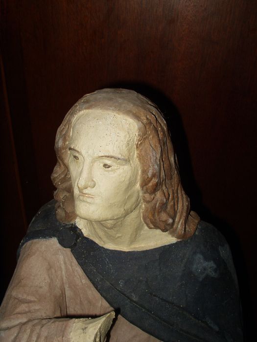 statue : Saint Jean, vue partielle