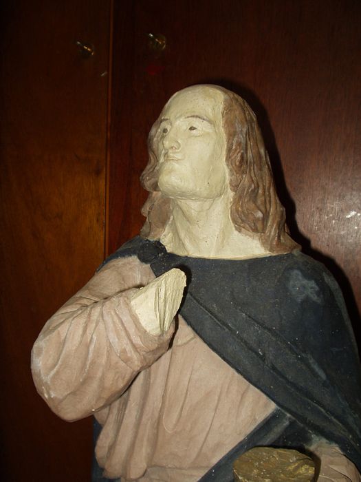 statue : Saint Jean, vue partielle
