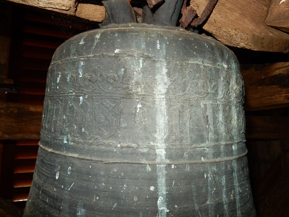 cloche, détail de l'inscription