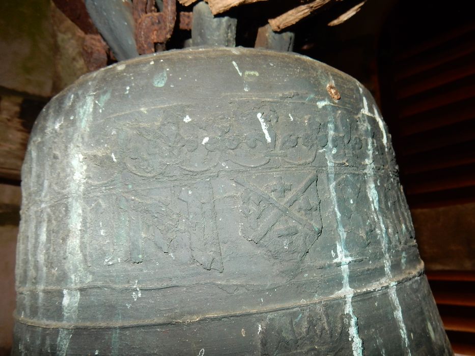 cloche, détail de l'inscription