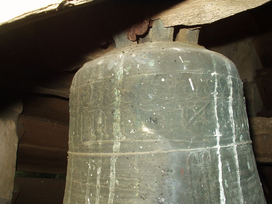 cloche, détail de l'inscription