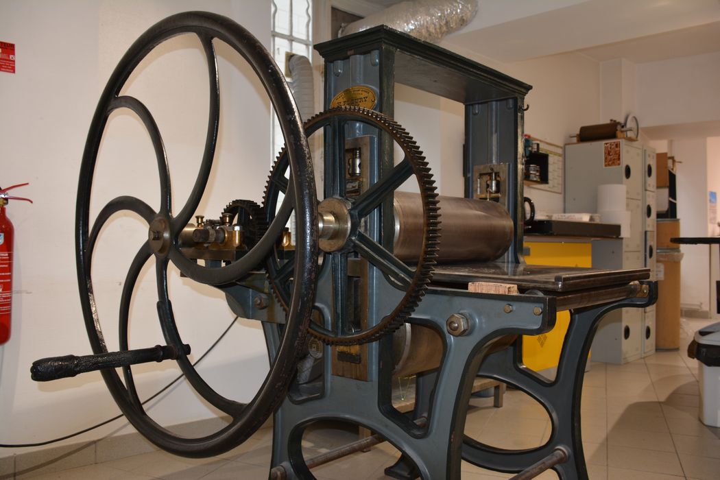 presse lithographique Fleury - © Ministère de la Culture (France), Conservation des antiquités et des objets d’art de la Vienne – Tous droits réservés 