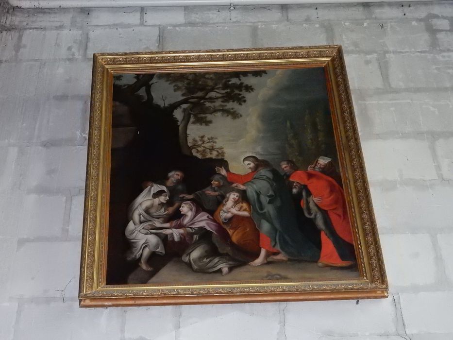 tableau : Résurrection de Lazare - © Ministère de la Culture (France), Conservation des antiquités et des objets d’art de la Vienne – Tous droits réservés