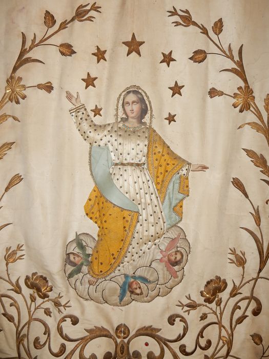 bannière de procession : Vierge