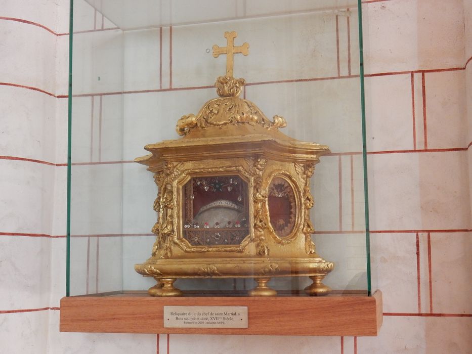 reliquaire dit du chef de saint Martial - © Ministère de la Culture (France), Conservation des antiquités et des objets d’art de la Vienne – Tous droits réservés 