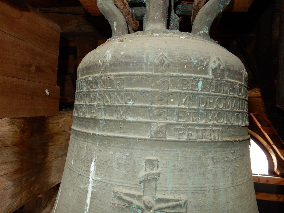 cloche dite Marie pierre, détail de l'inscription