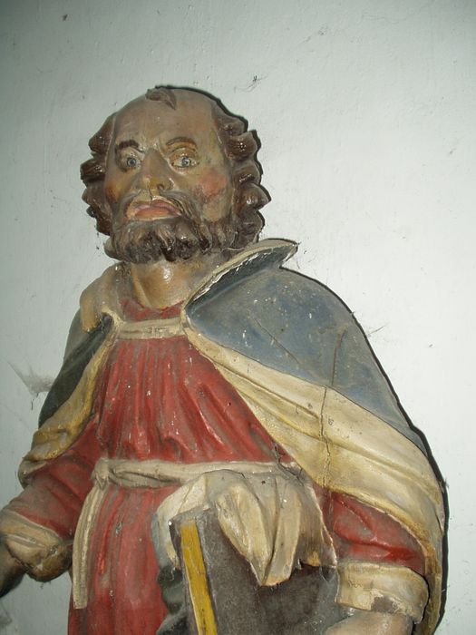 statue : Saint Pierre, vue partielle