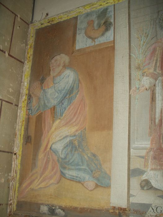 tableau : Saint Pierre, saint Gervais et saint Protais, vue partielle