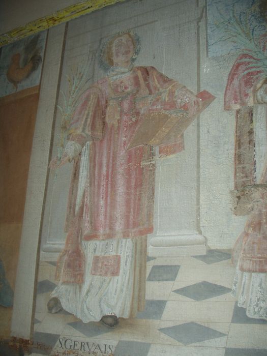 tableau : Saint Pierre, saint Gervais et saint Protais, vue partielle