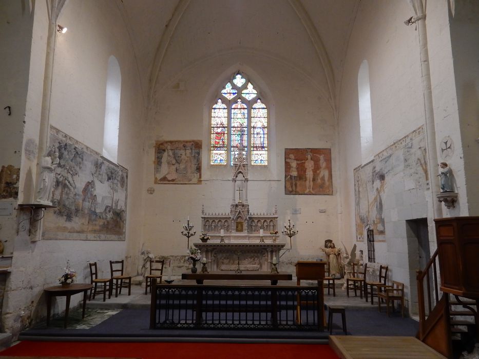 ensemble (peintures murales), vue générale du choeur