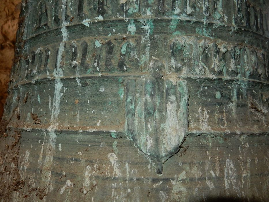cloche, détail de l'inscription