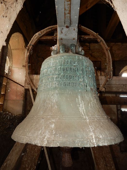 cloche, détail de l'inscription