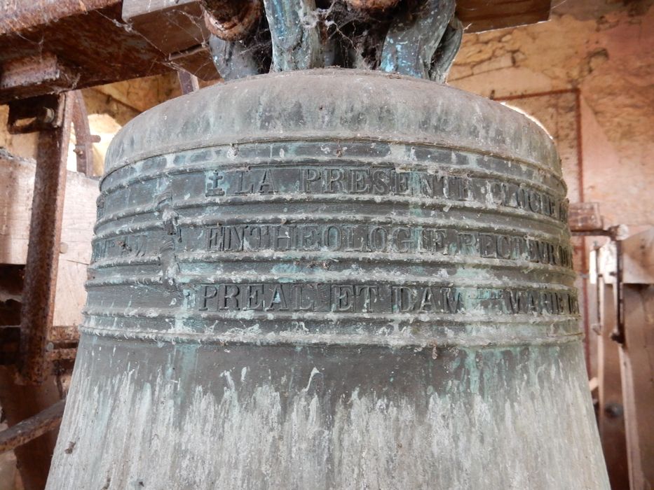 cloche dite Estienne, détail de l'inscription
