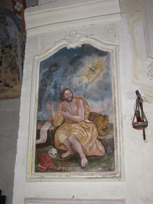 peinture murale : Saint Jérôme