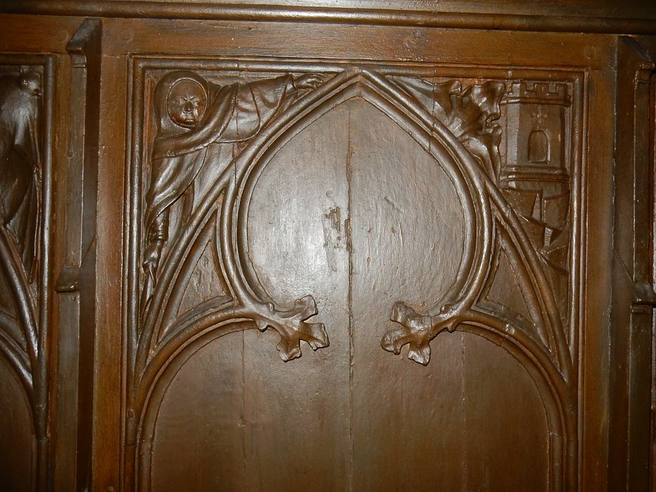 stalles, détail