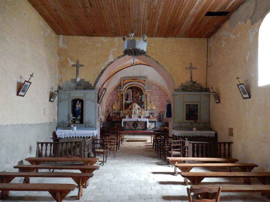 Retable latéral droit et tableau : Vierge à l'Enfant